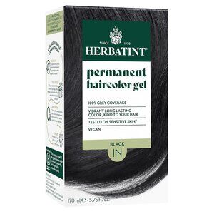 Herbatint Permanent Hair Dye For Women - 1N Black - BNIB